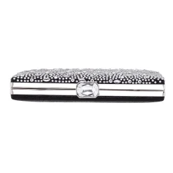 I. Miller Villie Crystal Pattern Minaudiere Evening Bag