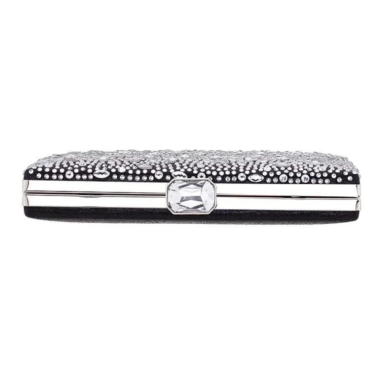 I. Miller Villie Crystal Pattern Minaudiere Evening Bag