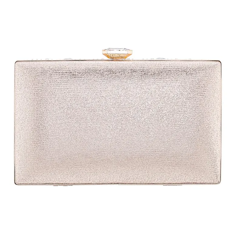 I. Miller Villie Crystal Pattern Minaudiere Evening Bag