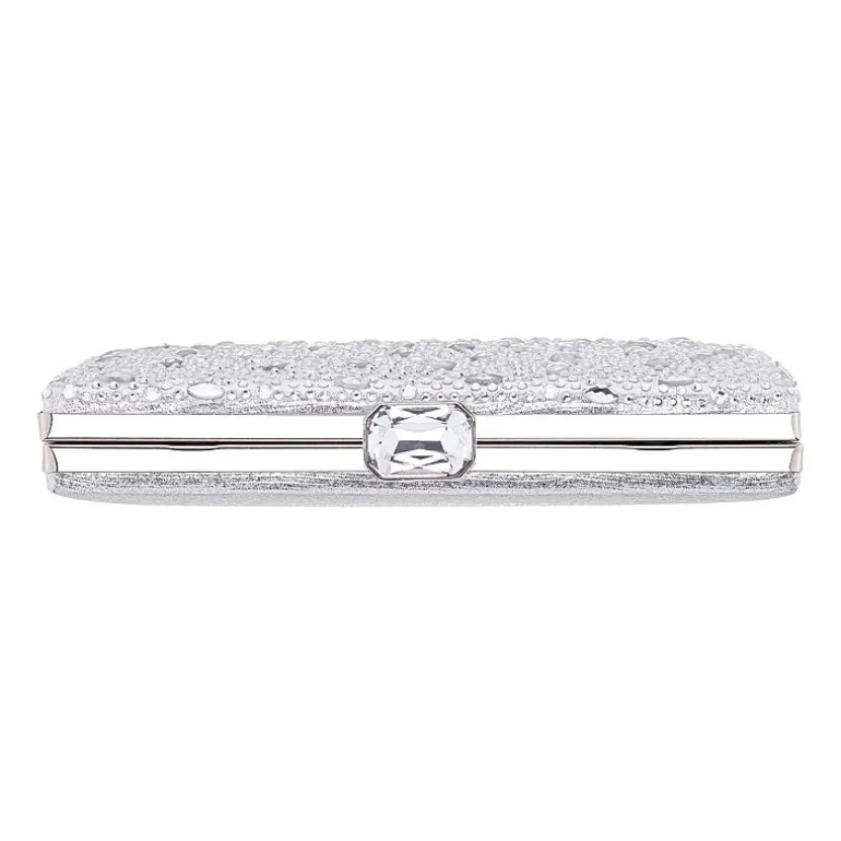 I. Miller Villie Crystal Pattern Minaudiere Evening Bag