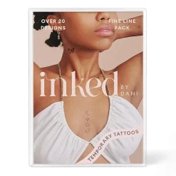 Inked By Dani Fine Line Temporary Tattoo Pack