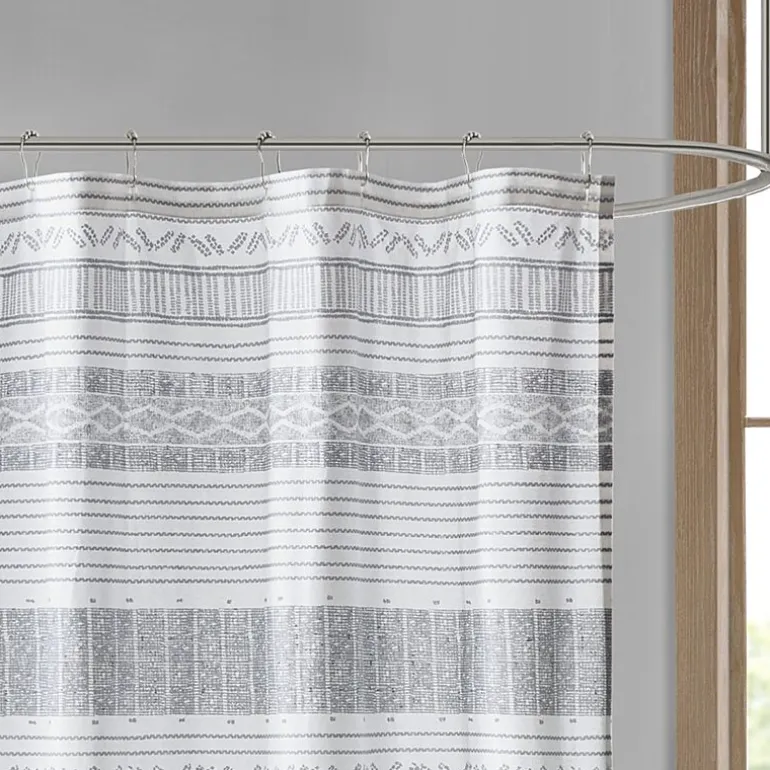 INK+IVY Cody Shower Curtain