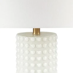 INK+IVY Grace Textured Dot Glass Table Lamp