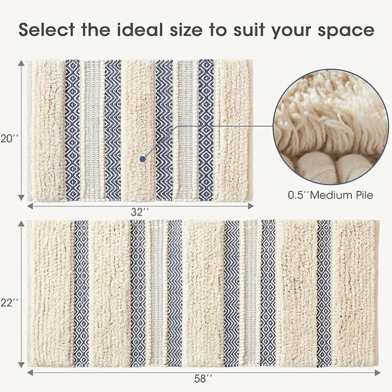 INK+IVY Imani Bath Rug