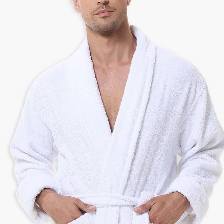 INK+IVY Mens Tall Long Sleeve Knee Length Robe