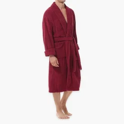 INK+IVY Mens Tall Long Sleeve Knee Length Robe