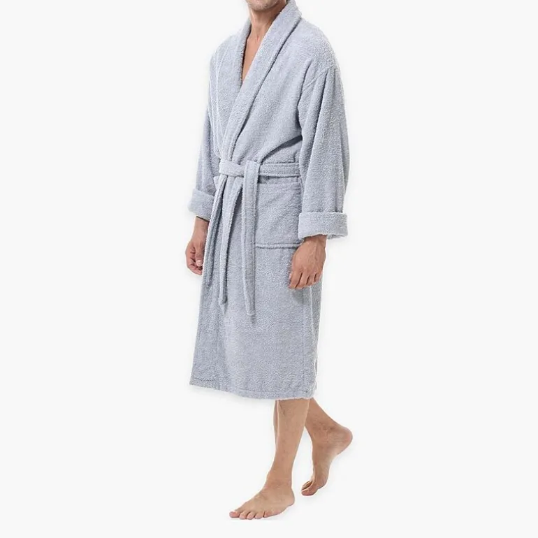 INK+IVY Mens Tall Long Sleeve Knee Length Robe