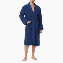 INK+IVY Mens Tall Long Sleeve Knee Length Robe