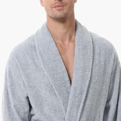 INK+IVY Mens Tall Long Sleeve Knee Length Robe