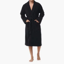INK+IVY Mens Tall Long Sleeve Knee Length Robe