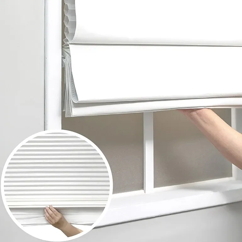 Insulating Energy Saving Cordless Blackout Roman Shade