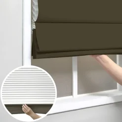 Insulating Energy Saving Cordless Blackout Roman Shade