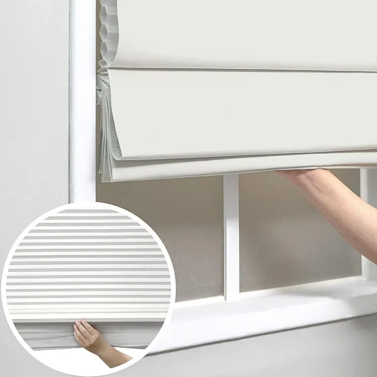 Insulating Energy Saving Cordless Blackout Roman Shade