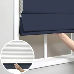 Insulating Energy Saving Cordless Blackout Roman Shade
