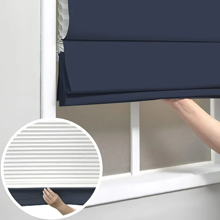Insulating Energy Saving Cordless Blackout Roman Shade