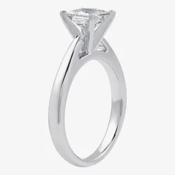 I Said Yes (G / Si1-Si2) Womens 1 1/4 CT. T.W. Lab Grown White Diamond Sterling Silver Solitaire Bridal Set