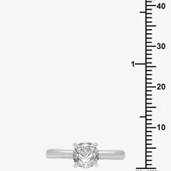 I Said Yes (G / Si1-Si2) Womens 1 1/4 CT. T.W. Lab Grown White Diamond Sterling Silver Round Solitaire Bridal Set