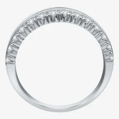 I Said Yes (H-I / I1) Womens 1 CT. T.W. Lab Grown White Diamond Sterling Silver Anniversary Band