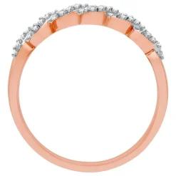 I Said Yes (H-I / I1) Womens 1/4 CT. T.W. Lab Grown White Diamond Sterling Silver Anniversary Wedding Band