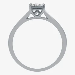 I Said Yes (H-I / I1) Womens 1/4 CT. T.W. Lab Grown White Diamond Sterling Silver Solitaire Bridal Set