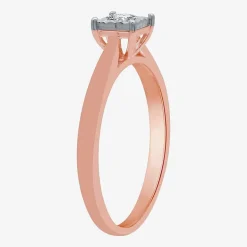 I Said Yes (H-I / I1) Womens 1/4 CT. T.W. Lab Grown White Diamond Sterling Silver Solitaire Bridal Set