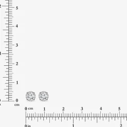 ( I/SI2 ) 1 CT. T.W. Lab-Grown Diamond Sterling Silver or 14K Gold over Silver Round Stud Earrings