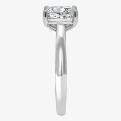 (I / Si2) Womens 2 CT. Lab Grown White Diamond Solitaire Engagement Ring