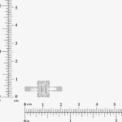 (I / Si2) Womens 2 CT. Lab Grown White Diamond Solitaire Engagement Ring