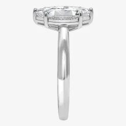 (I / Si2) Womens 2 CT. Lab Grown White Diamond Marquise Solitaire Engagement Ring