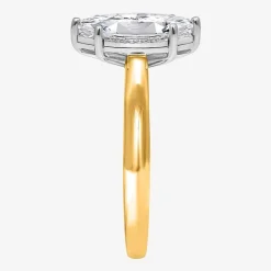 (I / Si2) Womens 2 CT. Lab Grown White Diamond Marquise Solitaire Engagement Ring