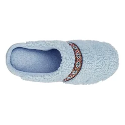 Isotoner Clara Recycled Berber Hoodback Womens Memory Foam Clog Slippers