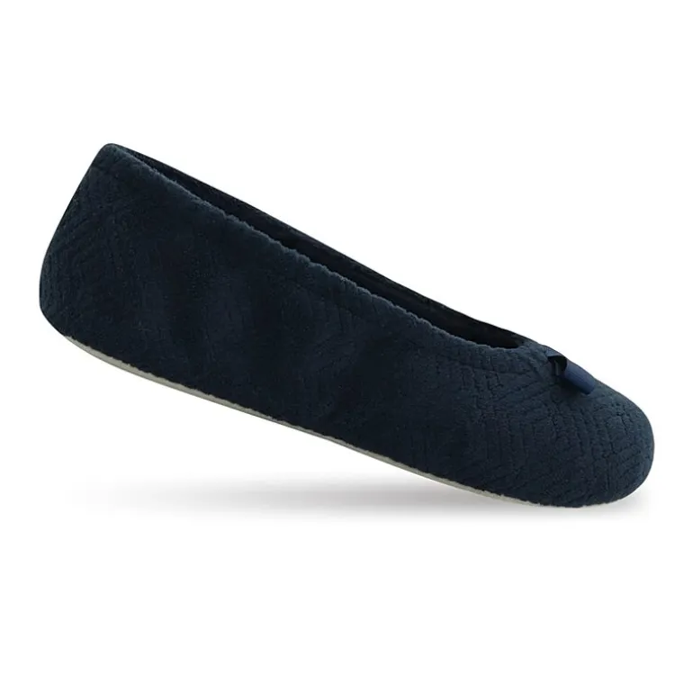 Isotoner Gemma Womens Ballerina Slippers