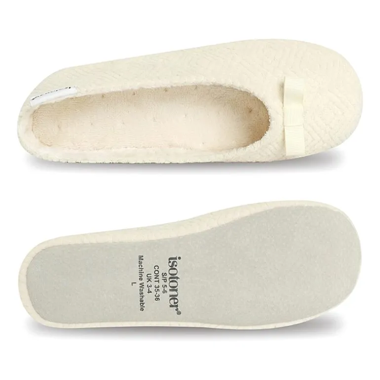 Isotoner Gemma Womens Ballerina Slippers