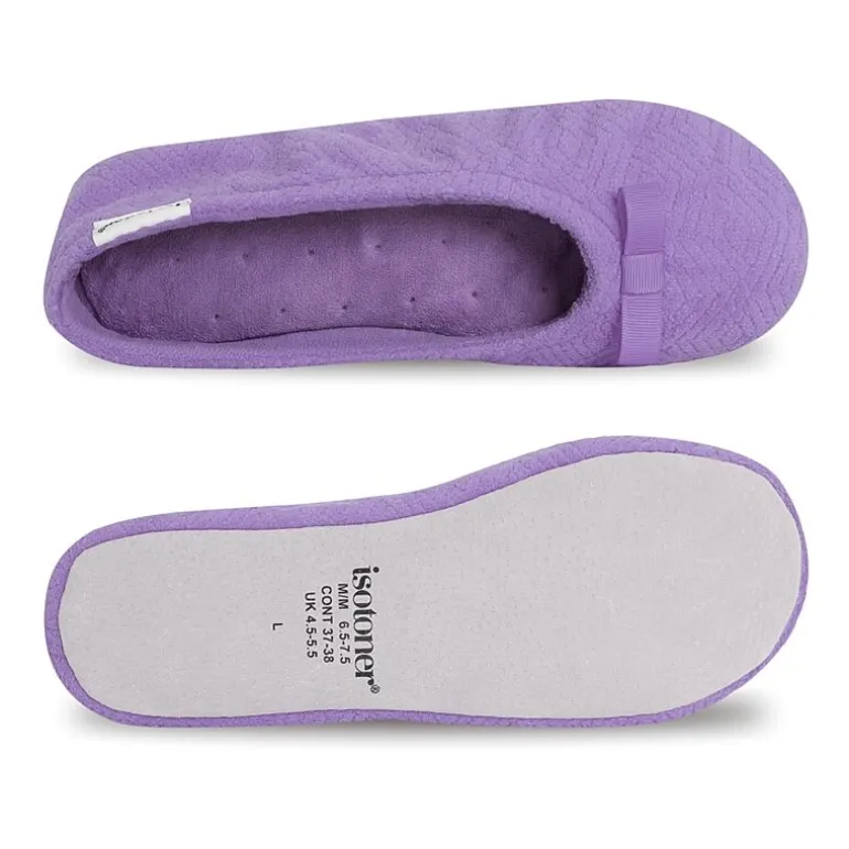 Isotoner Gemma Womens Ballerina Slippers