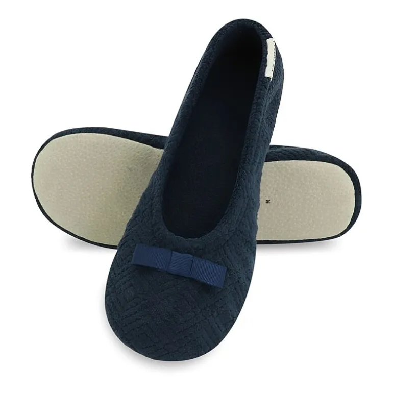 Isotoner Gemma Womens Ballerina Slippers