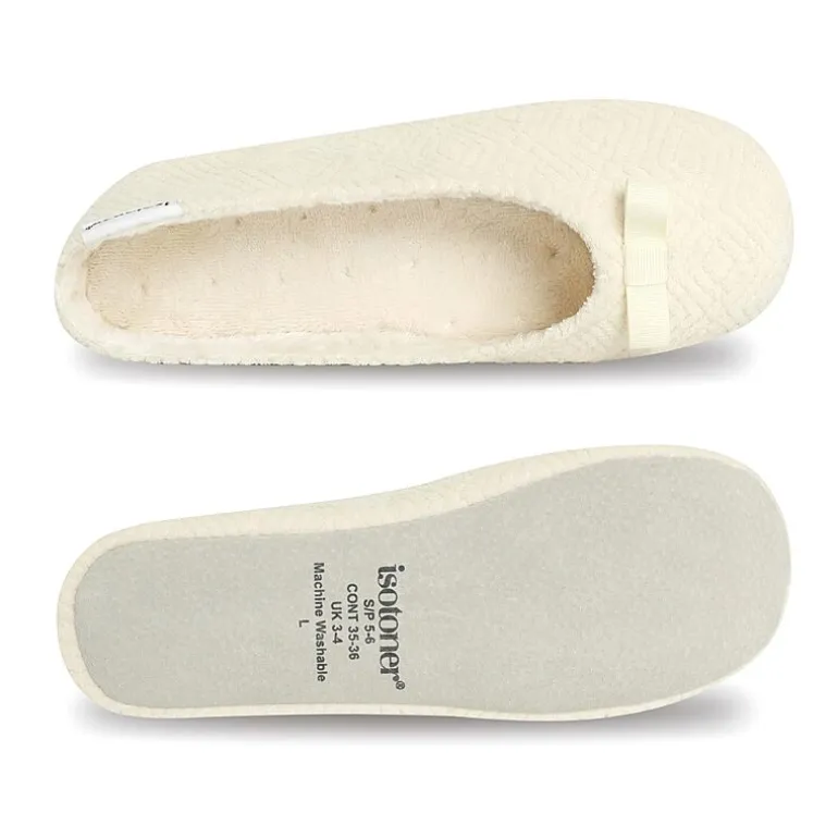 Isotoner Gemma Womens Ballerina Slippers