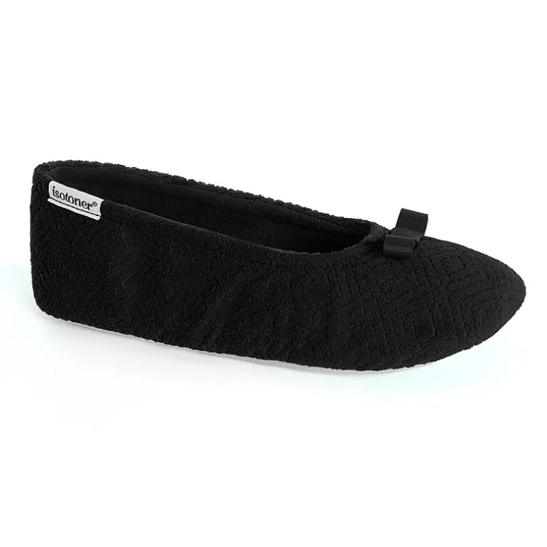 Isotoner Gemma Womens Ballerina Slippers
