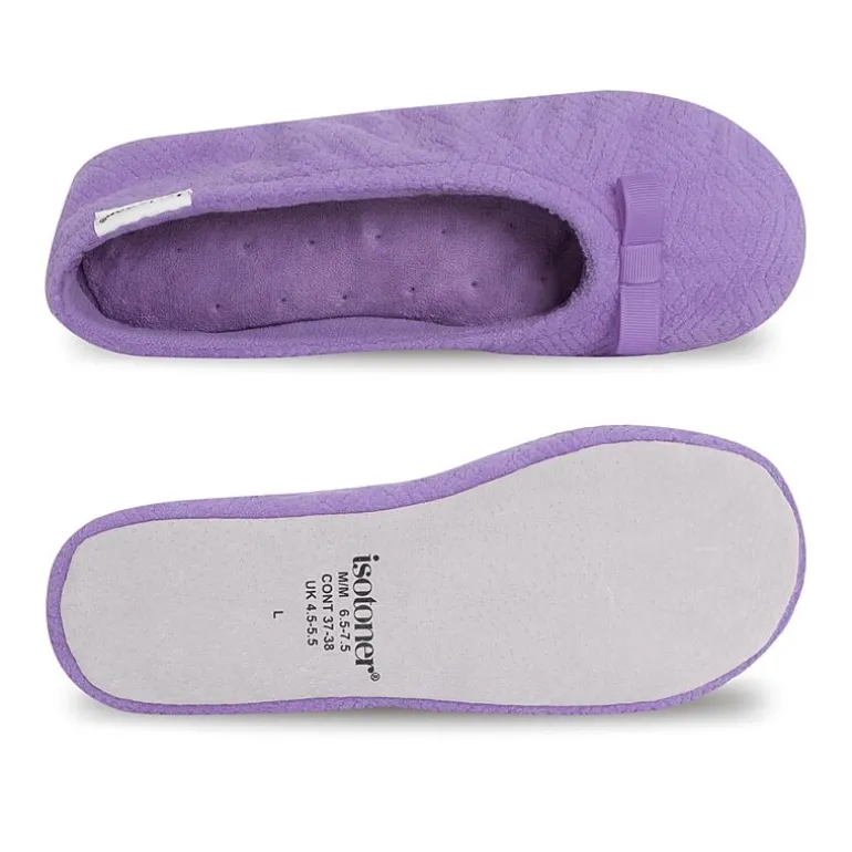 Isotoner Gemma Womens Ballerina Slippers