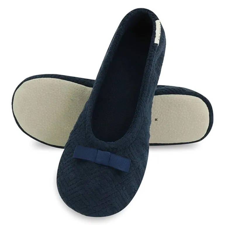 Isotoner Gemma Womens Ballerina Slippers