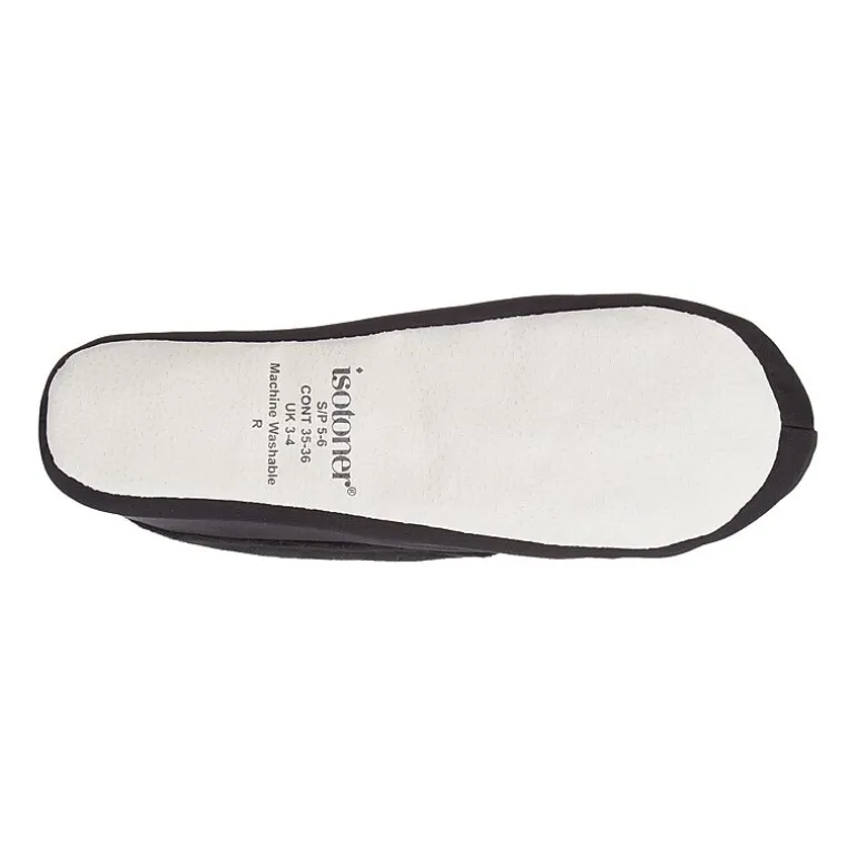 Isotoner Ivy Spandex Velour Womens Moccasin Slippers