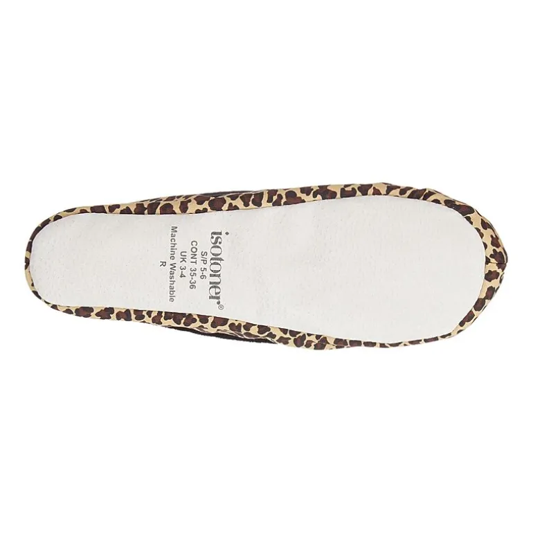 Isotoner Ivy Spandex Velour Womens Moccasin Slippers