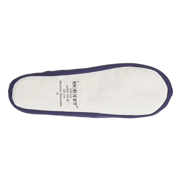 Isotoner Ivy Spandex Velour Womens Moccasin Slippers