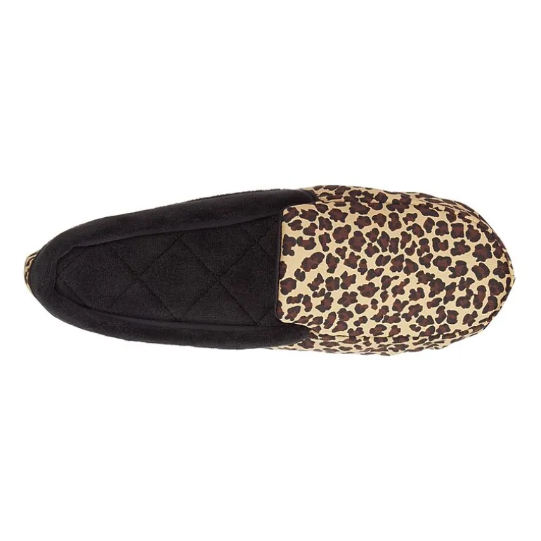 Isotoner Ivy Spandex Velour Womens Moccasin Slippers