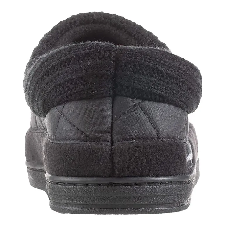 Isotoner Mens Memory Foam Bootie Slippers