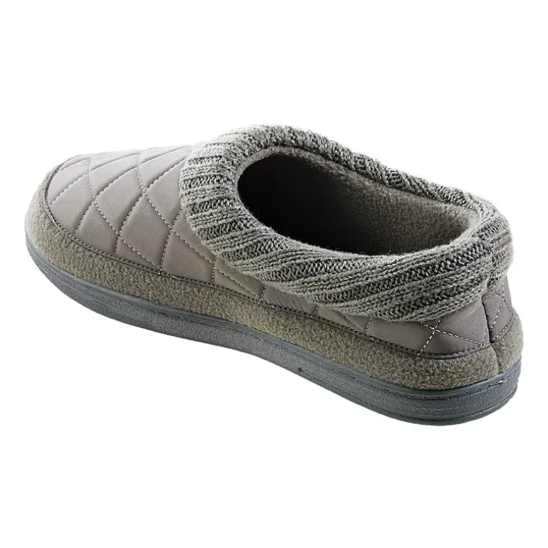 Isotoner Mens Memory Foam Bootie Slippers