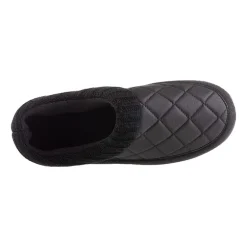 Isotoner Mens Memory Foam Bootie Slippers