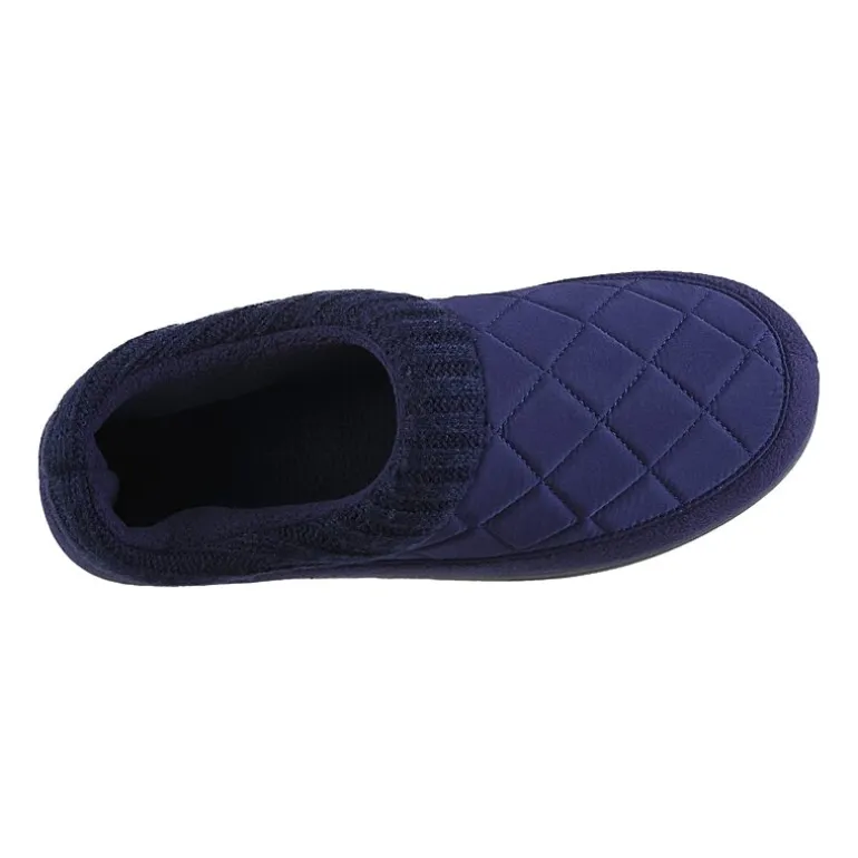 Isotoner Mens Memory Foam Bootie Slippers