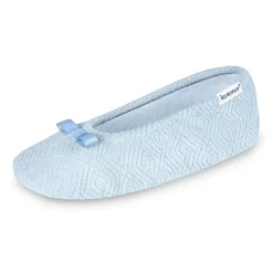 Isotoner Microterry Womens Ballerina Slippers
