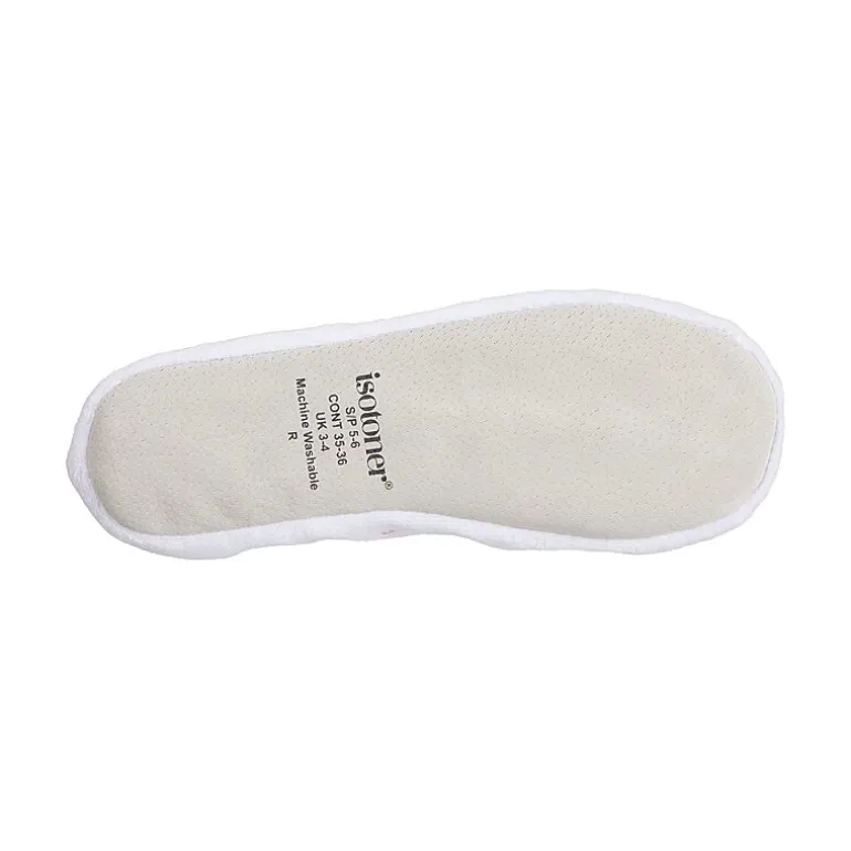 Isotoner Microterry Womens Ballerina Slippers