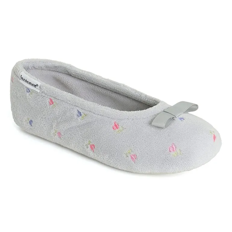 Isotoner Microterry Womens Ballerina Slippers